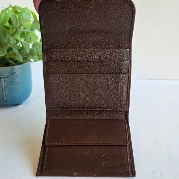 EUC & HTF Vintage Coach Bridle Collection Compact Clutch Wallet (#6497) in Mahog - Picture 6 of 12